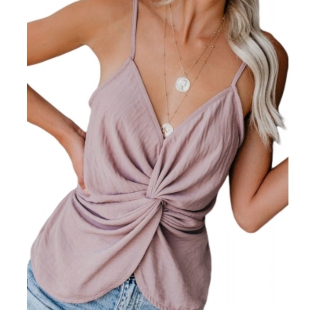 LAST 1!!💖 1X 💖HP 04/15 ** Pink Twist Cami - Picture 5 of 6